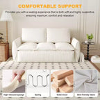 Canapé-lit convertible, velours 3 places 180 cm, couchage pleine taille, mousse haute densité, cadre en fer et bois, 2 oreillers