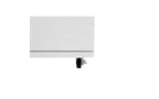 Armoire de rangement moderne à 5 tiroirs de 76 cm avec roulettes, blanc, capacité de 72,5 kg