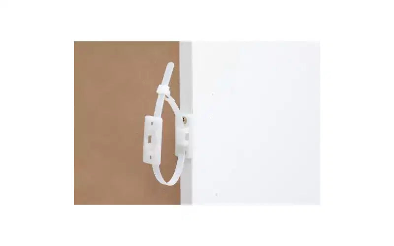 Armoire de rangement moderne à 5 tiroirs de 76 cm avec roulettes, blanc, capacité de 72,5 kg