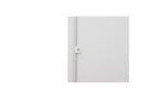 Armoire de rangement moderne à 5 tiroirs de 76 cm avec roulettes, blanc, capacité de 72,5 kg