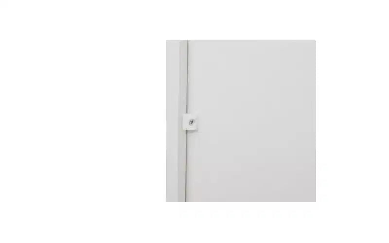 Armoire de rangement moderne à 5 tiroirs de 76 cm avec roulettes, blanc, capacité de 72,5 kg