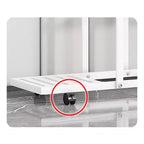 Support pour plantes multi-niveaux en métal avec roues, style européen, blanc/vert, pour salon et balcon