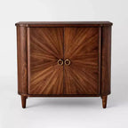 Armoire deux portes, placage noyer brun, 1 étagère réglable, 76,2 cm H x 76,2 cm L x 39,9 cm P, 25,9 kg