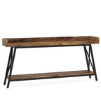 Tribesigns 70.87 2-Tier Narrow Sofa Table