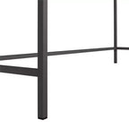 Bureau informatique industriel 152,4 cm, bois d'ingénierie + métal thermolaqué, étagère inférieure ouverte, 152,9 cm (L) x 51,1 cm (P) x 75,9 cm (H)