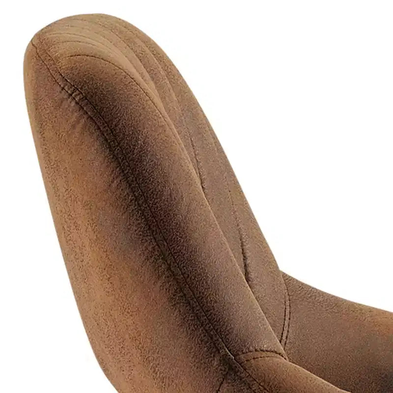 Lot de 2 tabourets de bar pivotants à hauteur réglable avec dossier ouvert, similicuir, capacité de 130 kg