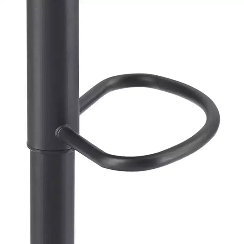 Lot de 2 tabourets de bar pivotants à hauteur réglable avec dossier ouvert, similicuir, capacité de 130 kg