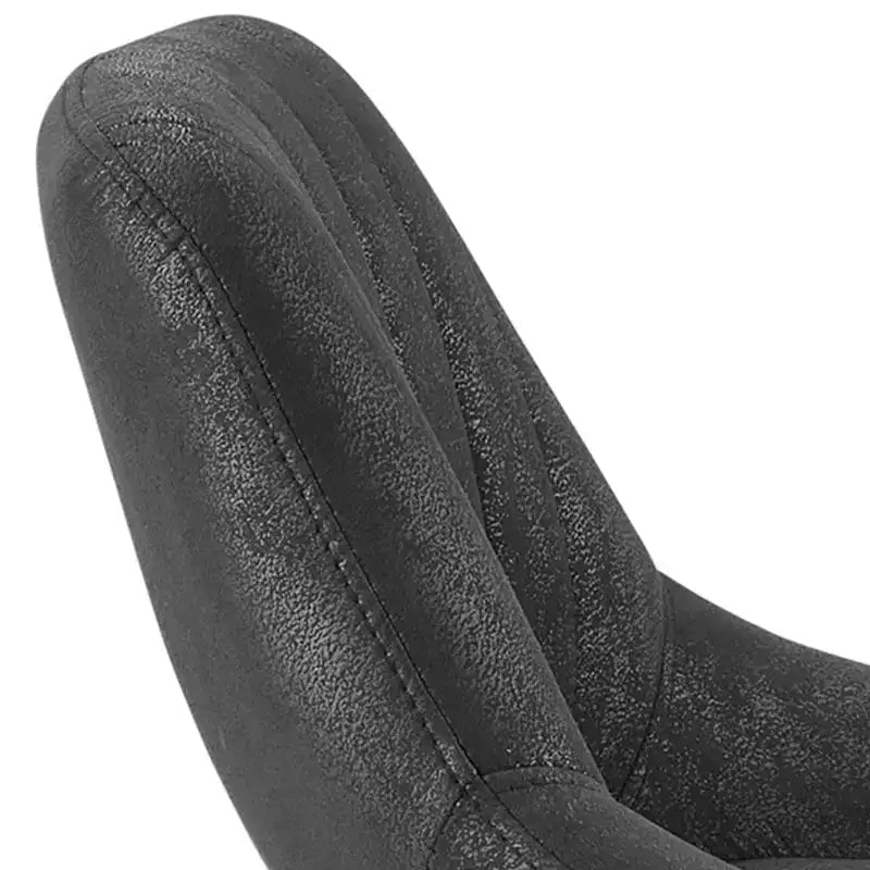 Lot de 2 tabourets de bar pivotants à hauteur réglable avec dossier ouvert, similicuir, capacité de 130 kg