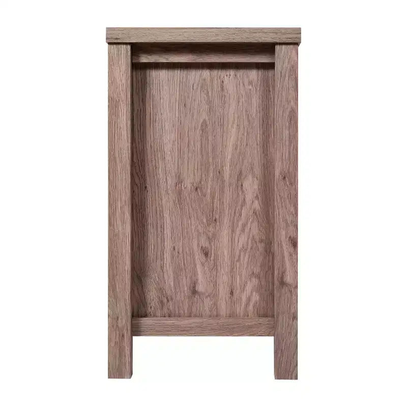 Bahut de salle à manger, 2 portes en verre trempé, 2 tiroirs, 3 étagères, bois d'ingénierie, résistant à l'eau, capacité de 90 kg