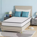 FDW 8 Inch Mattress Medium Firm Spring Mattress Cool Sleep Pressure Relief Fiberglass Free Mattress in a Box CertiPUR-US Certified