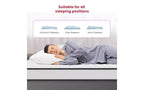 Matelas à ressorts de 8 pouces, fermeté moyenne, en boîte, certifié CertiPUR-US, sans fibre de verre, sommeil frais