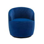 Fauteuil pivotant à 360° en tissu Teddy avec accoudoirs, éponge haute densité, capacité de 113 kg