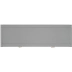 Console Scandinave, Bois d'hévéa, 2 tiroirs et étagère ouverte, Capacité 26 kg, Bleu marine