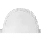 Panier à langer bébé Moïse, Tressé en papier imitation osier, Cadre métallique, Matelas en mousse et doublure, 81x50cm, 0-15 mois