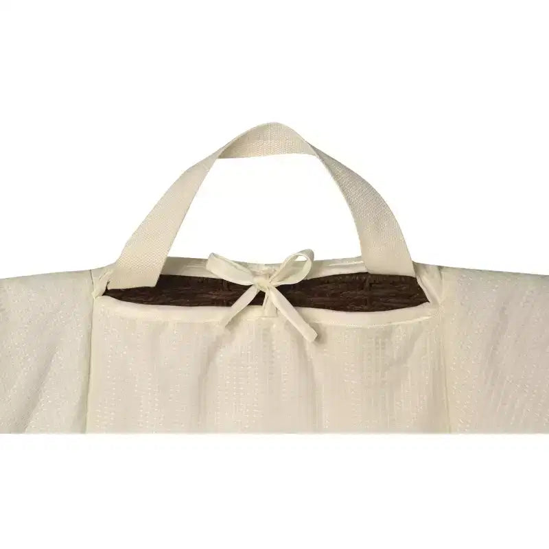 Panier à langer bébé Moïse, Tressé en papier imitation osier, Cadre métallique, Matelas en mousse et doublure, 81x50cm, 0-15 mois